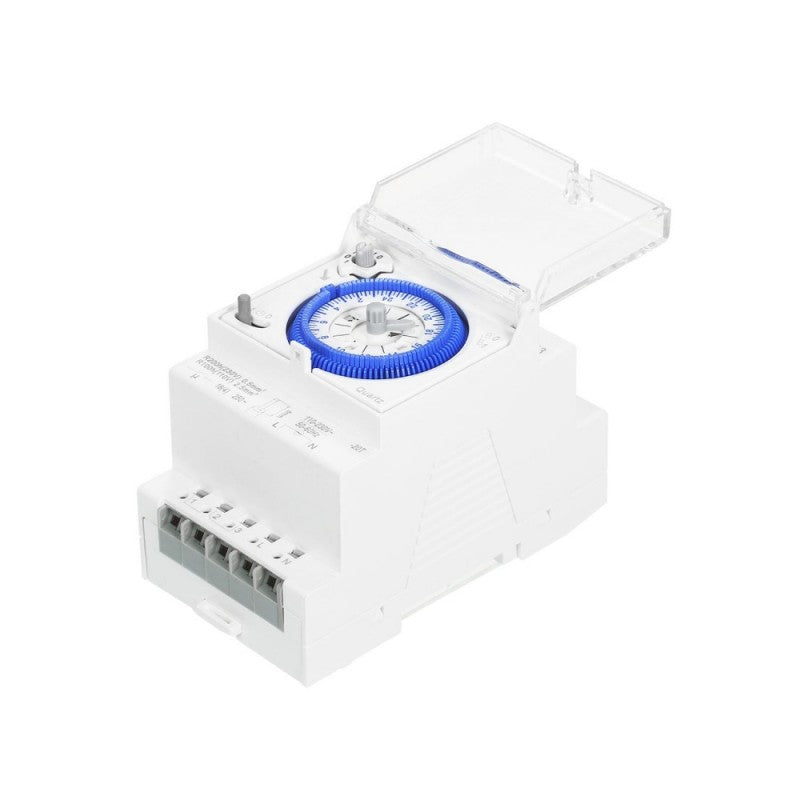 Mechanical Panel Timer, Programmer Clock, DIN Rail Mount, SUL-181-D