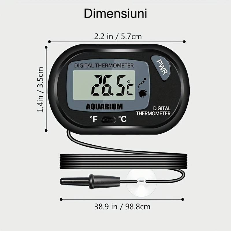 Digital Aquarium Thermometer, -50˚C to +70˚C