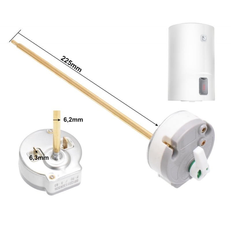 Boiler Thermostat with Short Rod and Protection