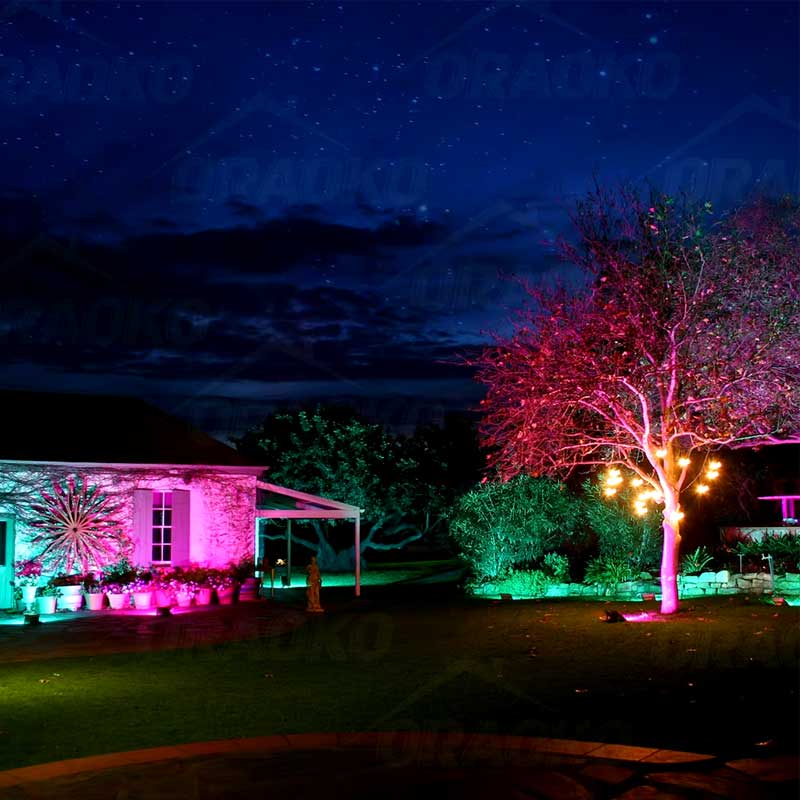 RGB LED Projector - 220V, with Remote Control, 100W Power ElectroAZ