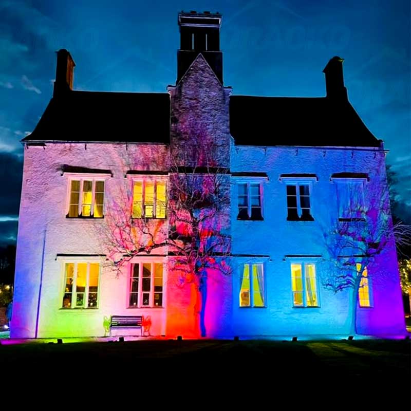 RGB LED Projector - 220V, with Remote Control, 50W Power ElectroAZ