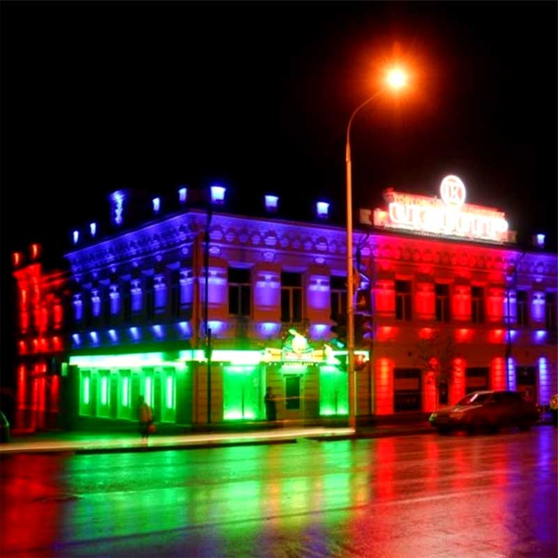RGB LED Projector - 220V, with Remote Control, 100W Power ElectroAZ