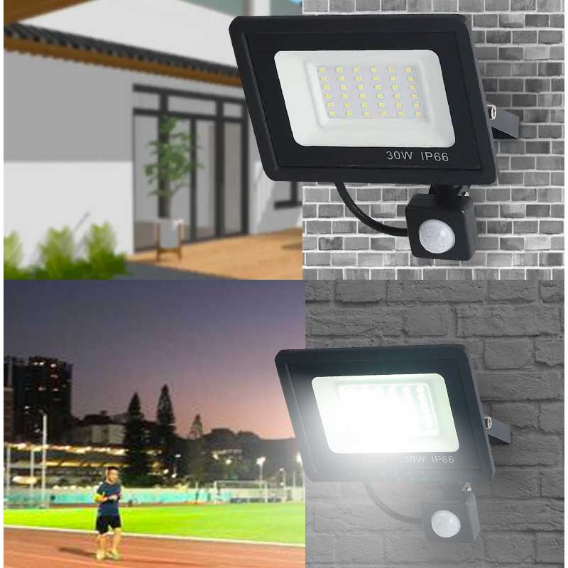 LED Projector with IP66 Sensor, 220V Power 20W, ElectroAZ