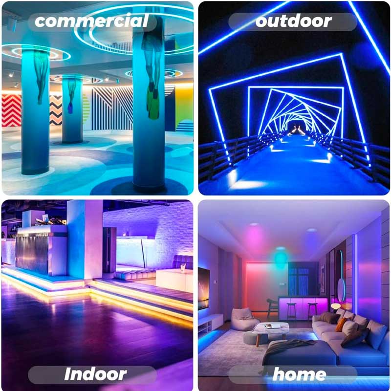 RGB LED Strip, 120LED/m, Outdoor IP65, 5-meter Roll, ElectroAZ
