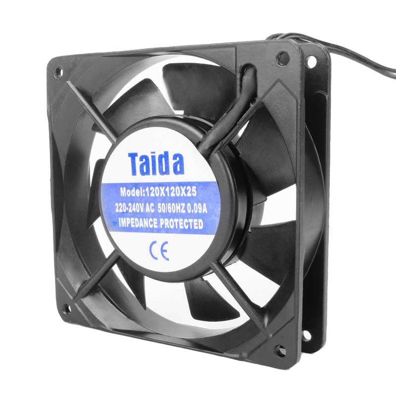 Metal Fan 220V, 120x120x25 mm, 19.8W