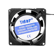 Metal Fan 220V, 80x80x25 mm, 7.6W