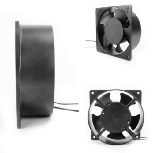 Square Fan 220V, 120x120x38 mm, Professional, 220V, 22W