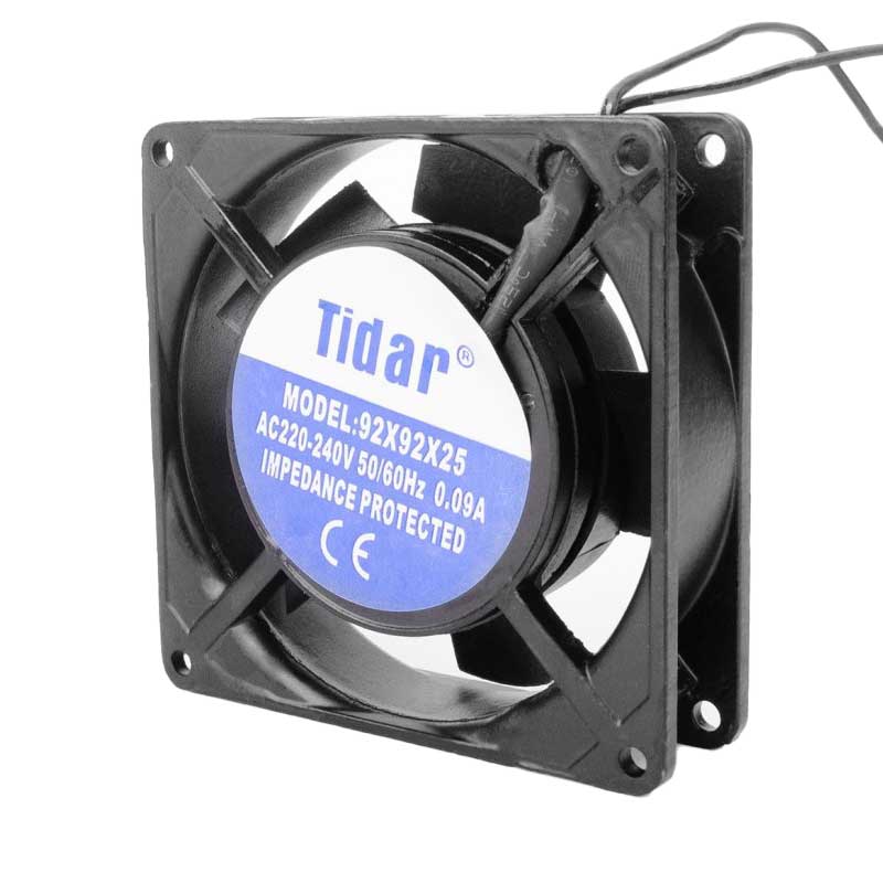Metallic Fan 220V, 92 x 92 x 25mm