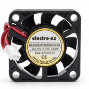 DC 12V Cooler Fan, 40x40x12 mm, 0.65W, ABS