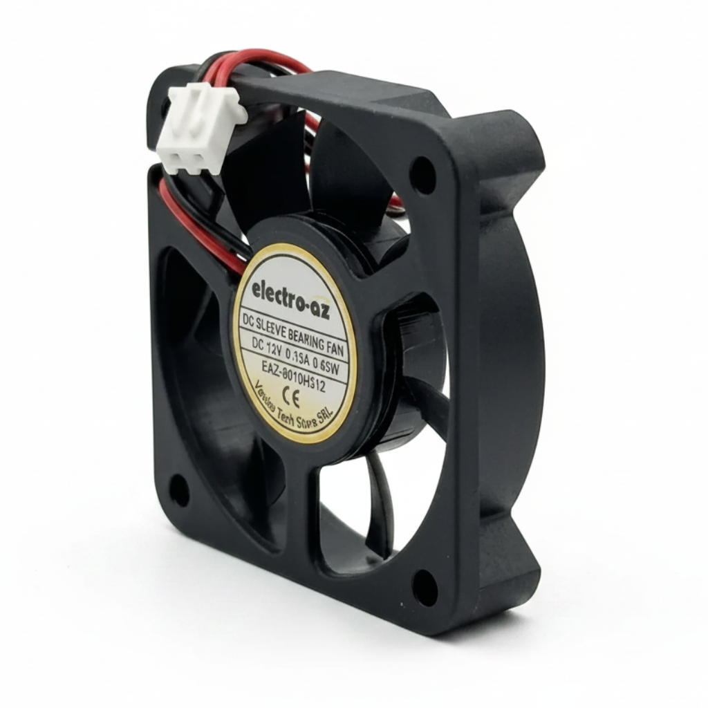 DC 12V Cooler Fan, 50x50x12 mm, 0.65W, ABS