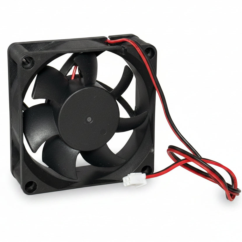 DC 24V Fan, Cooler Type, 70x70x25 mm, 1.2W, ABS