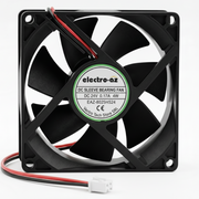 DC 24V Cooler Fan, 80x80x25 mm, 4W, ABS