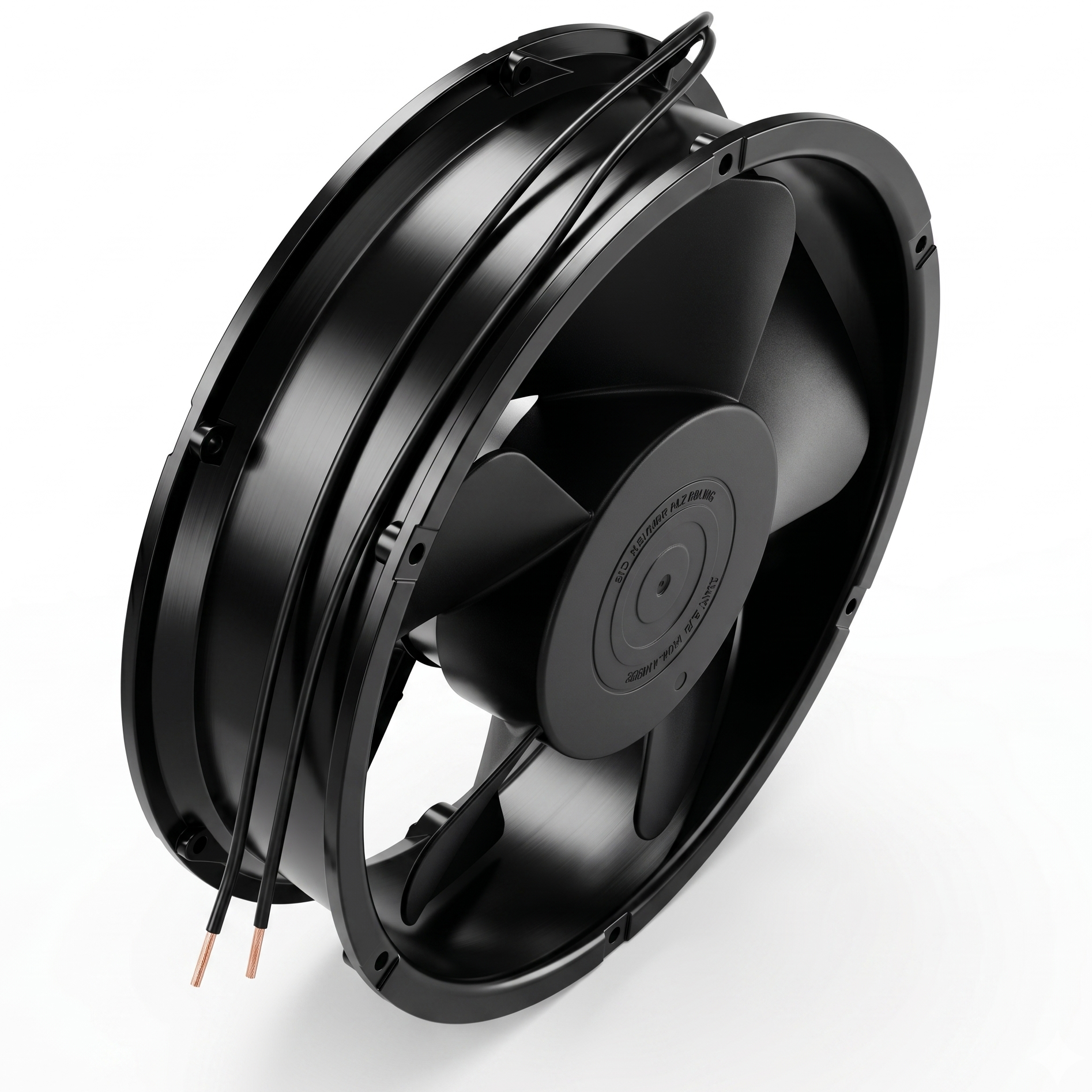 Metallic Fan with Bearings, 200x200x60 mm, AC 220V, 72W