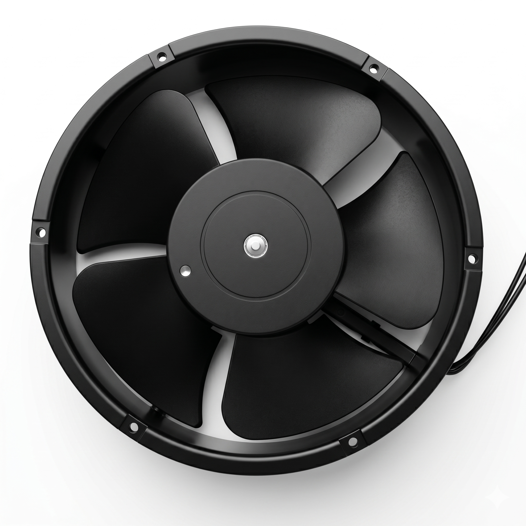 Metallic Fan with Bearings, 200x200x60 mm, AC 220V, 72W