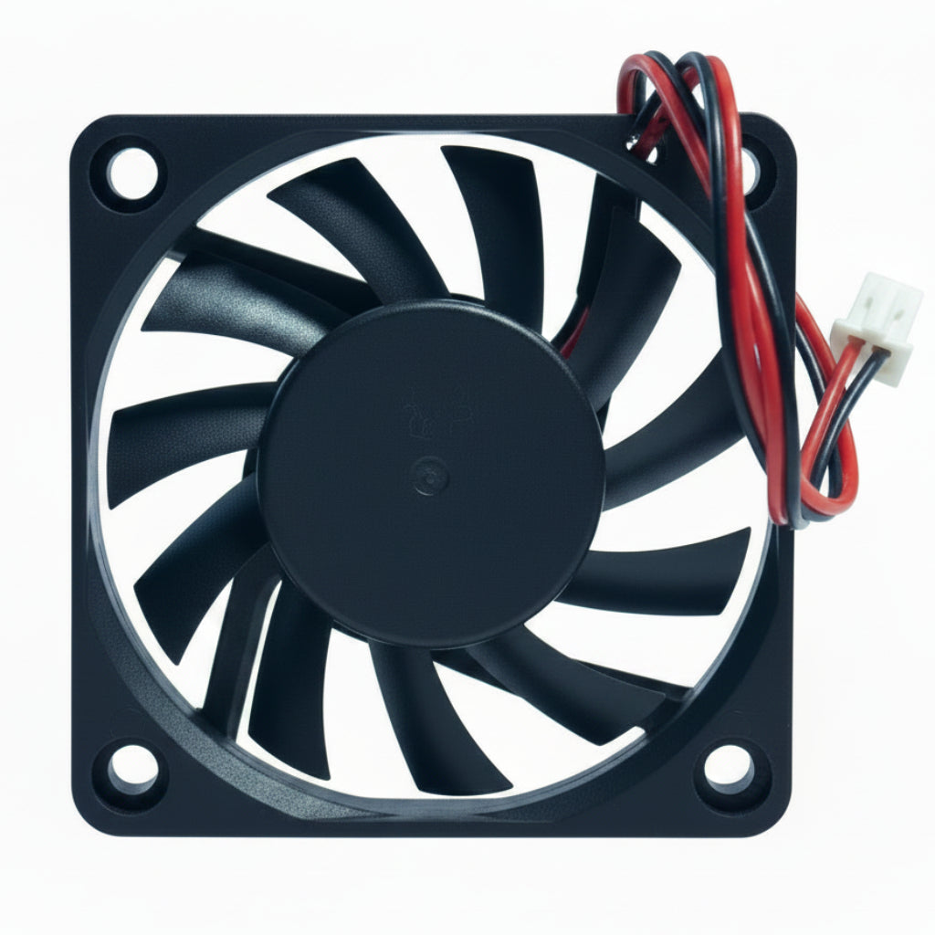 DC 12V Cooler Fan, 60x60x12 mm, 1.8W, ABS