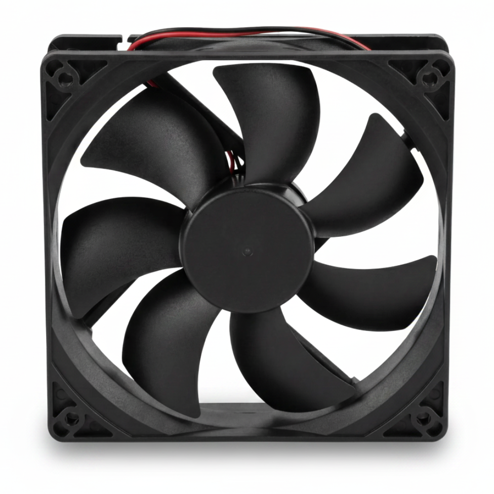 DC 12V Cooler Type Fan, 120x120x25 mm, 6.7W, ABS