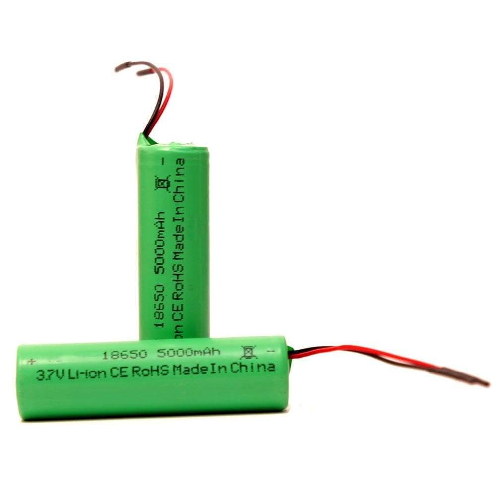 Li-Ion Battery with Wires, 3.7V, 5000mAh