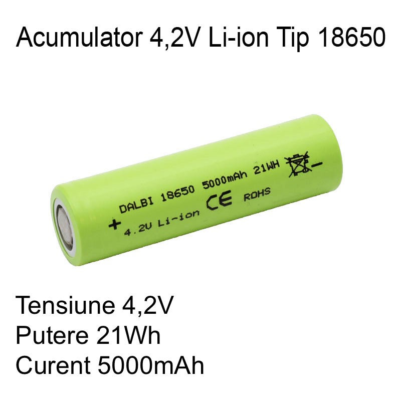 Li-Ion Battery 4.2V-3000mAh, 2 Pcs