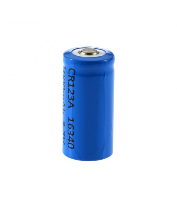 Li-Ion Battery, Type 16340, 3.7V, 1800mAh