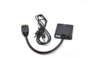 HDMI Male - VGA Female Converter Adapter and Audio, ElectroAZ