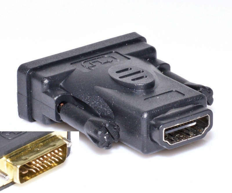 DVI Male 24+1 to HDMI Female Adapter, ElectroAZ