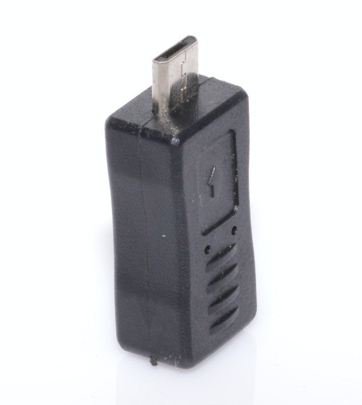 Micro USB Male to Mini USB Female Adapter