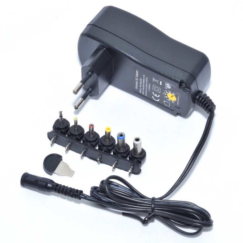 220V Regulated Power Supply with Adjustable Voltage 3-12V/1500mAh and USB Output