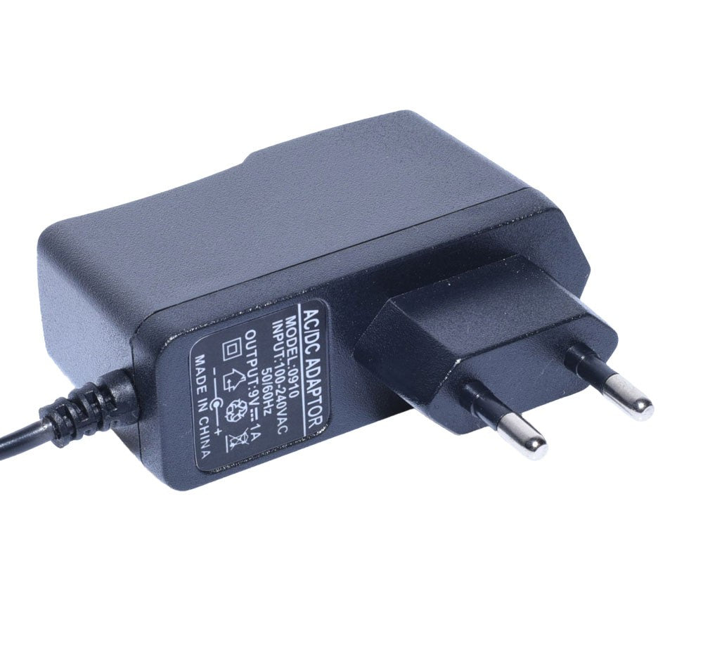 Universal, Stabilized Power Supply, 9V at 1A, 2.1mm DC Plug