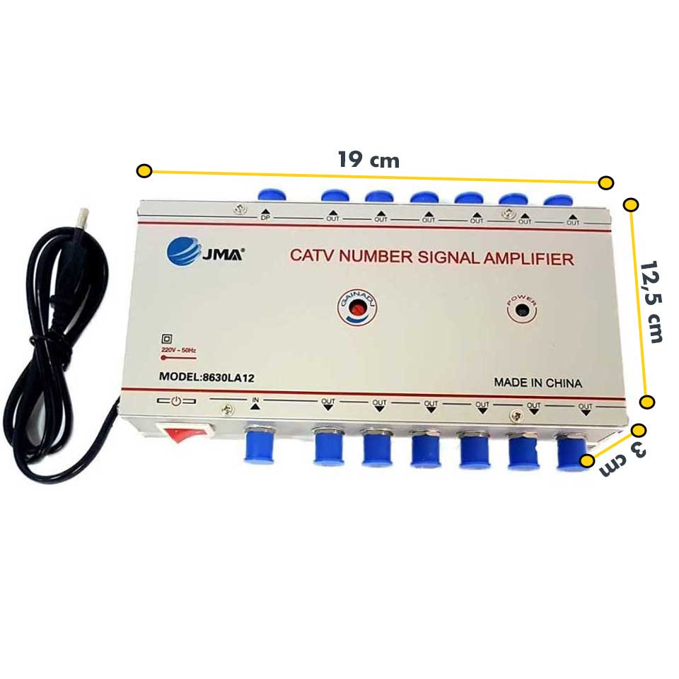 TV Signal Booster, 12-Way Splitter