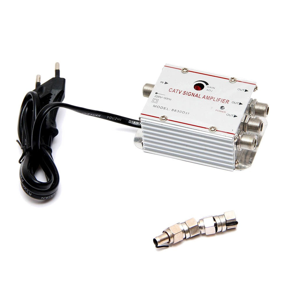 Cable TV amplifier, 3-way splitter