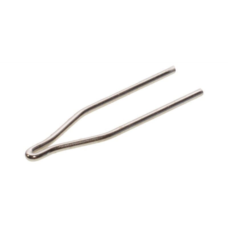 Ansa argintata pentru pistol de lipit, tip U cu brate paralele, metal cu finisaj argintiu, set 5 bucati