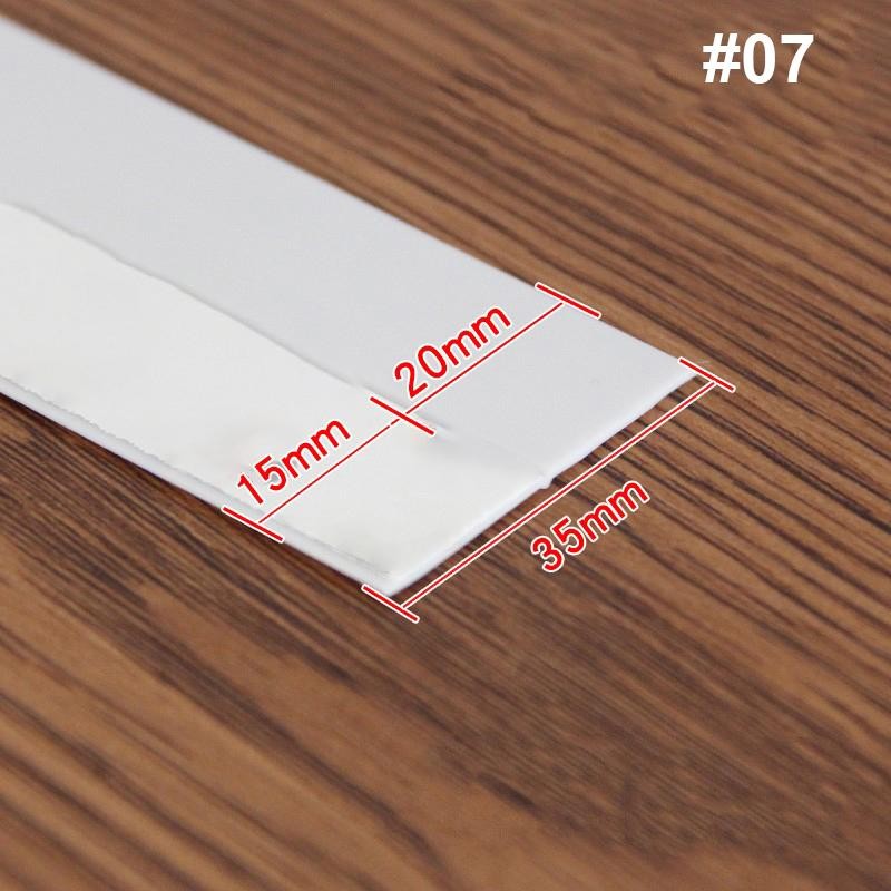 Door/Window Seal Strip, Silicone, 35mm Width, 0.5mm Thickness, 5m, White