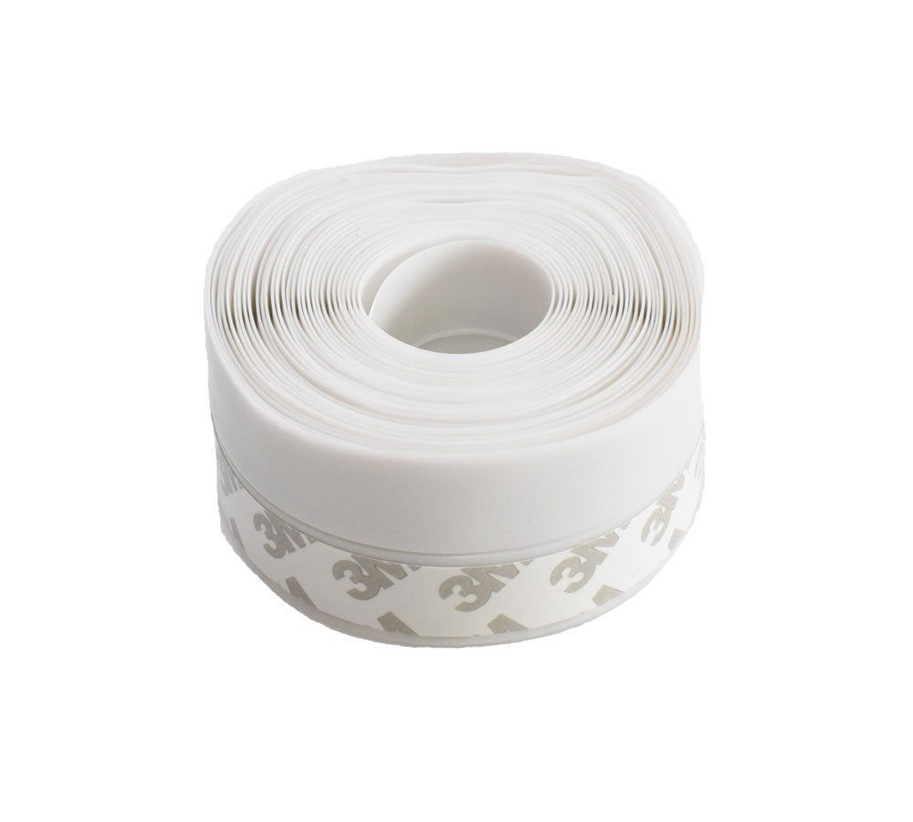 Door/Window Seal Strip, Silicone, 35mm Width, 0.5mm Thickness, 5m, White