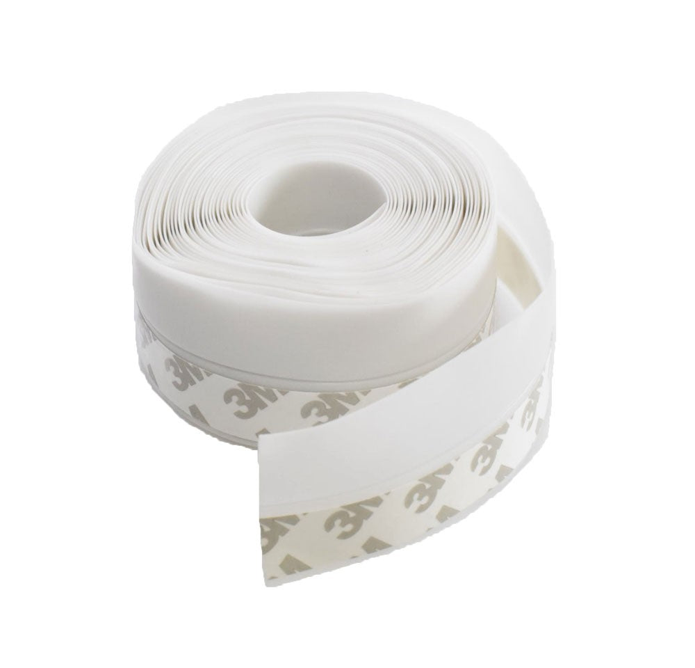 Door/Window Seal Strip, Silicone, 35mm Width, 0.5mm Thickness, 5m, White