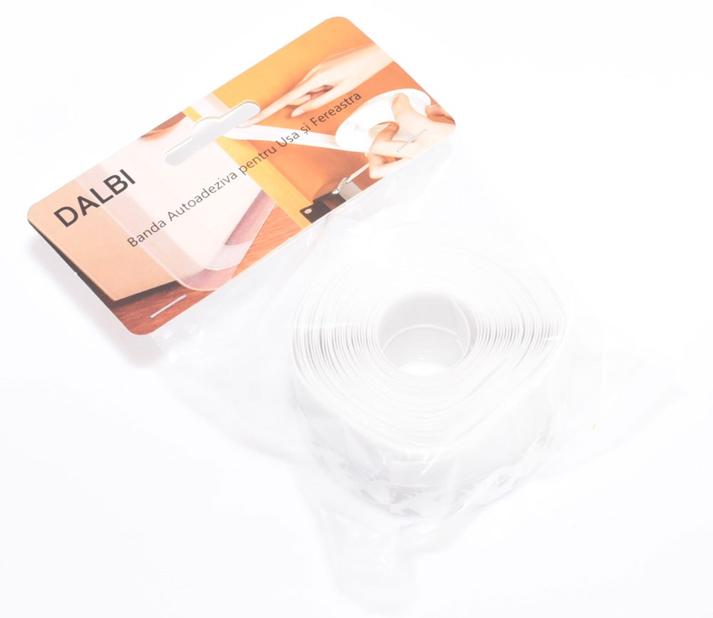 Door/Window Seal Strip, Silicone, 35mm Width, 0.5mm Thickness, 5m, White
