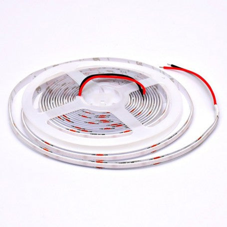24V COB LED Strip - 8mm / 320 LEDs/m - 11W/m, Blue - Indoor IP20 - 5m/roll