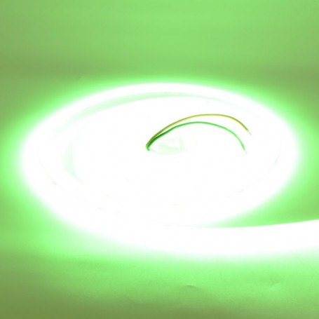24V COB LED Strip - 8mm / 320led/m - 11W/m, Green - Indoor IP20 - 5m/roll