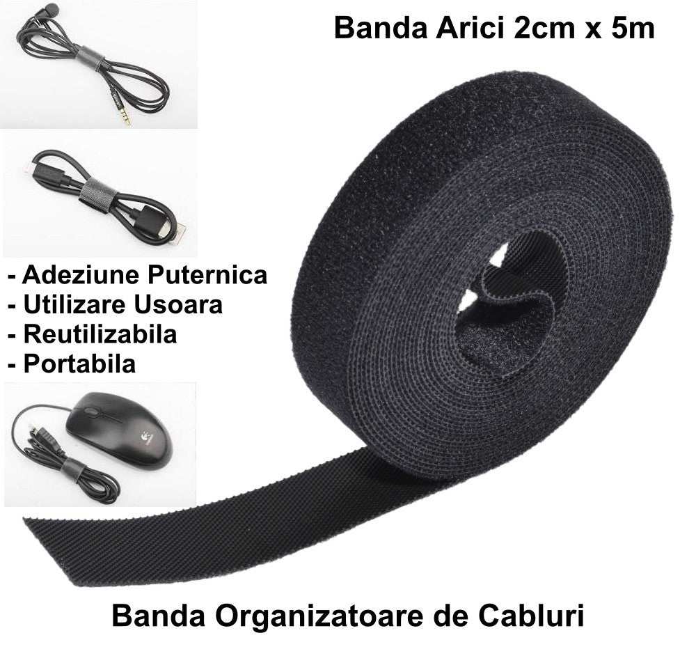 Velcro Hook and Loop Tape 2cm x 5m