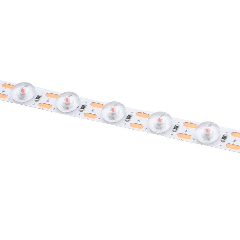 LED Strip 2835 with Lens - 24V - 480LED - 220W, IP20 Cool White Light 6500K, Roll/10m