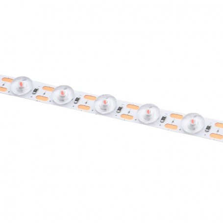 2835 LED Strip with Lens - 24V - 480 LEDs - 220W, IP20 Yellow Light, Roll/10m
