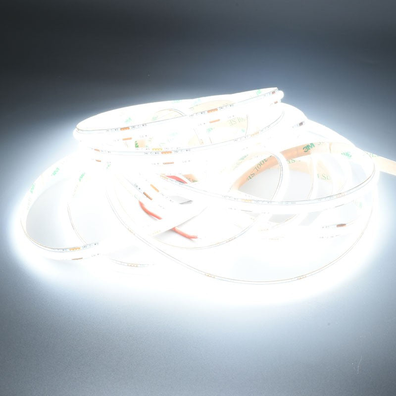 COB LED Strip 560D/m - 2-in-1 White Light 2700K-6500K - 24V/2-Wire - 8mm - 10W/m - RA 90, IP20 Protection - Roll/5m