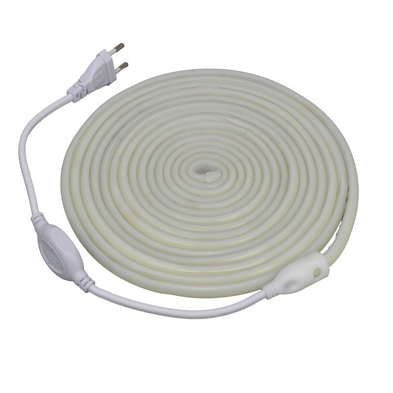Cool White Cob Led Strip 6500K Neon Flex - 288led/m - IP65 / 220V - 10W/ml / 5ml Roll