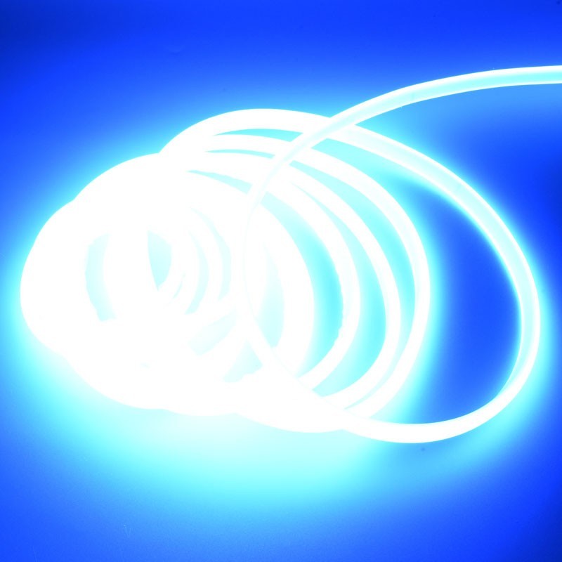 Neon Flex Blue Sky Cob Led Strip - 288led/m - IP65 / 220V - 10W/ml / 5ml Roll