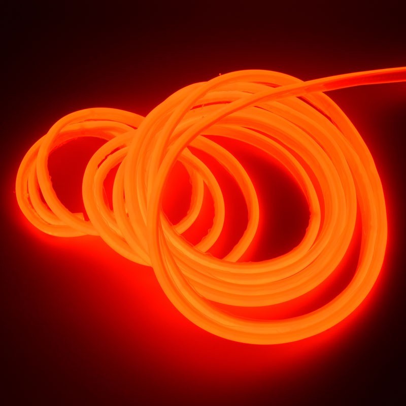 Intense Red COB LED Strip Neon Flex - 288led/m - IP65 / 220V - 10W/ml / 5ml Roll