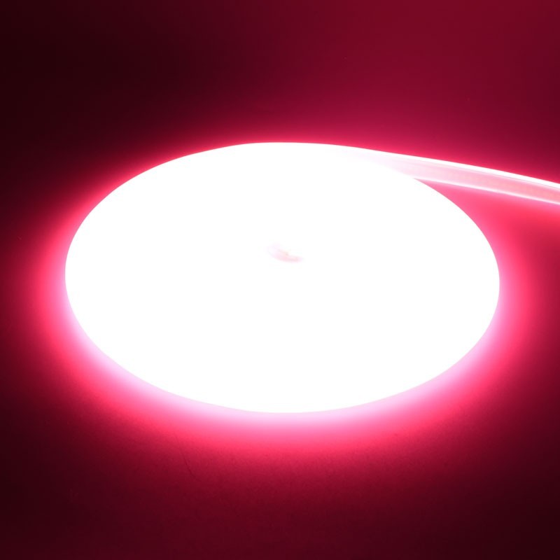 Intense Pink Neon Flex COB LED Strip - 288led/m - IP65 / 220V - 10W/ml / 5ml Roll