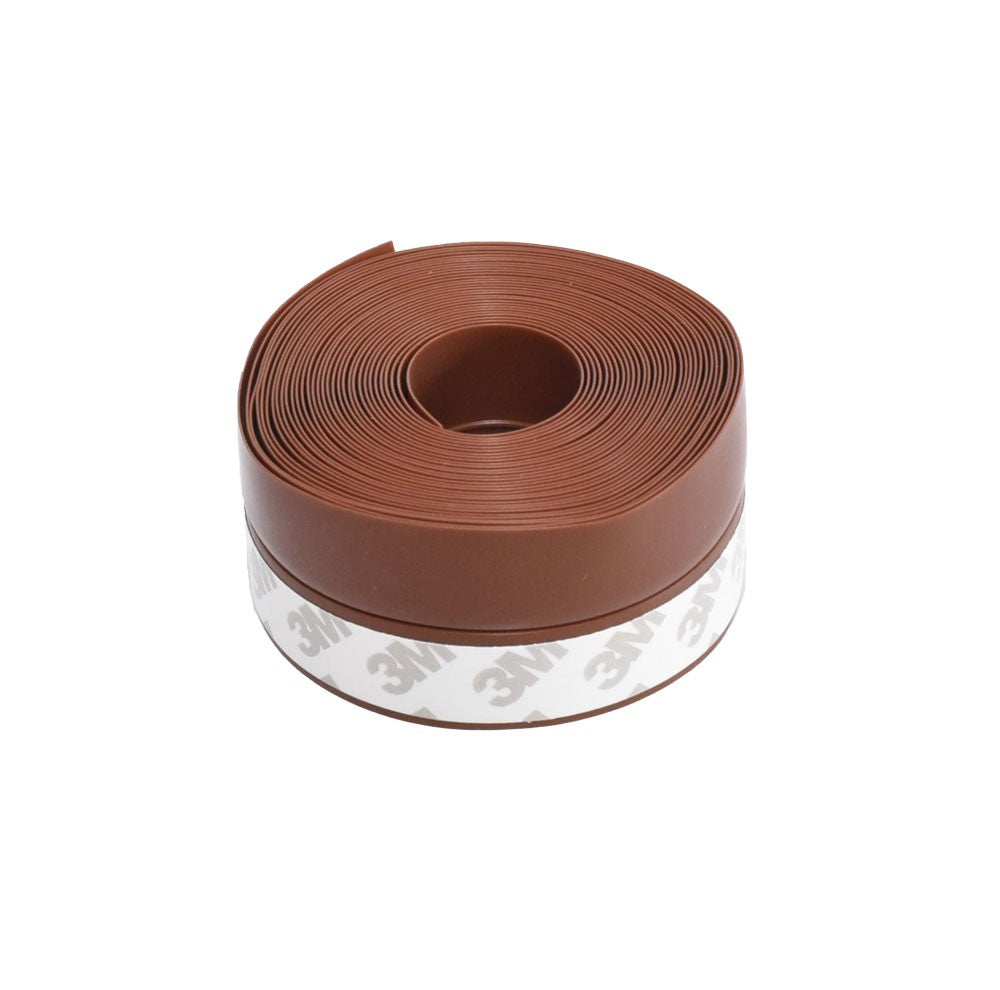 Sealing Strip for Door/Window, Silicone, 35 mm Width, 0.5 mm Thickness, 5m, Brown