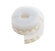 Door/Window Weather Stripping Tape, Silicone, 35mm Width, 0.5mm Thickness, 5m, Transparent