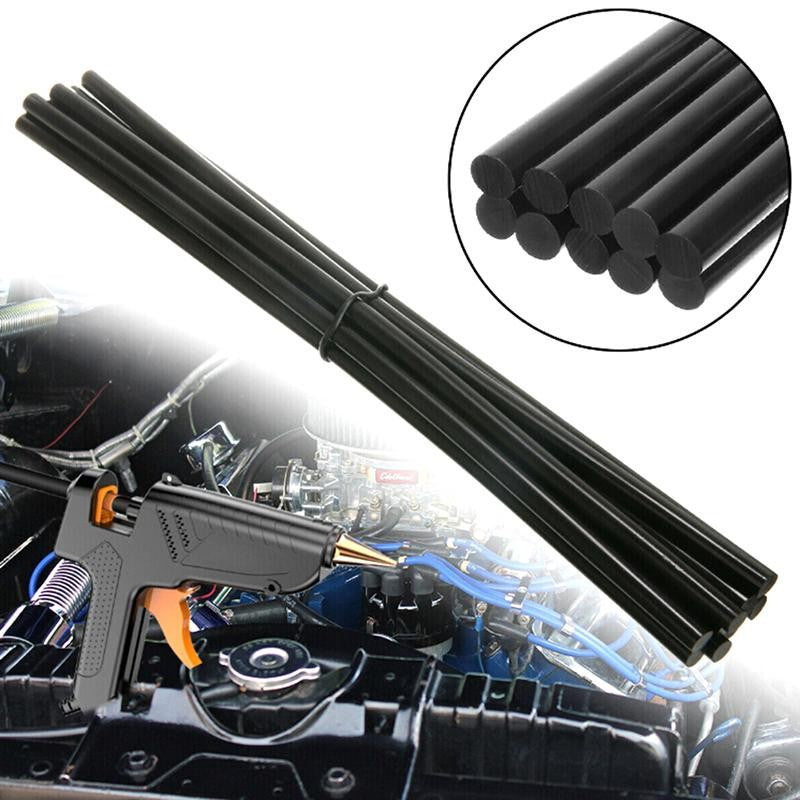 Silicone Glue Stick for Glue Gun, Professional, 8mm Diameter, 27cm Length, Black