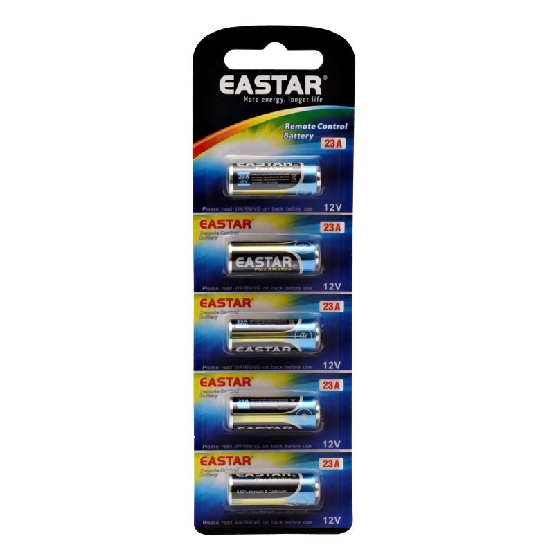 A23 Battery - 12V Eastar Alkaline Plus - BL/5pcs