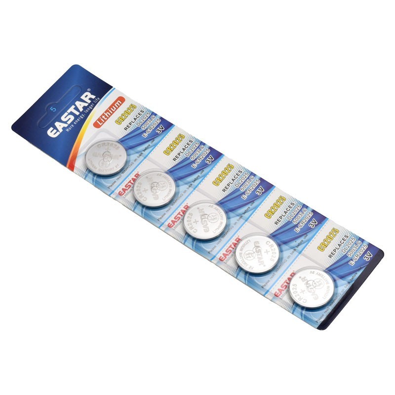 CR2025 Li-ion 3V Eastar Battery - BL/5pcs